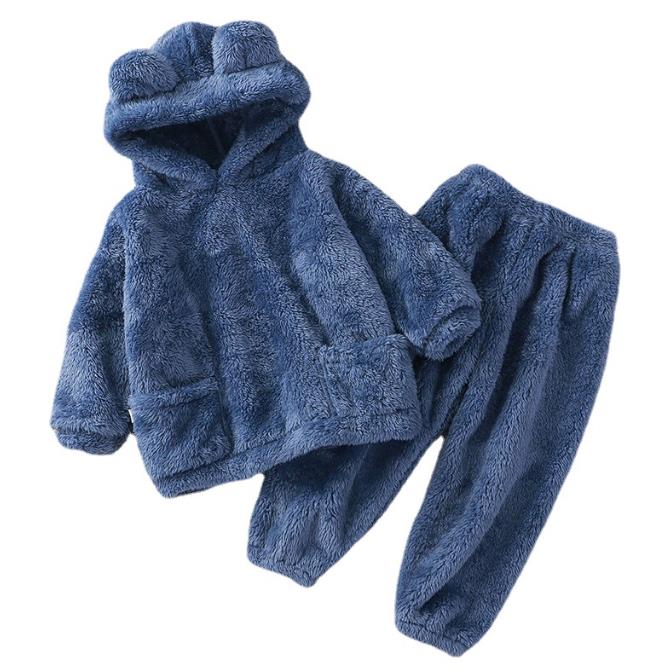 Two-piece Children's Suits Fashionable Boys' Hooded Sweater Suit Autumn Korean Version Children's Long-sleeved Suit