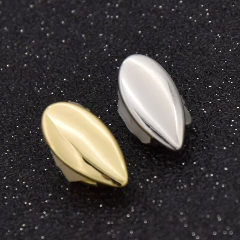 1 Pcs Gold Sliver Hip Hop Grills Single Cap Teeth Tooth Fang Grills Vampire Grill