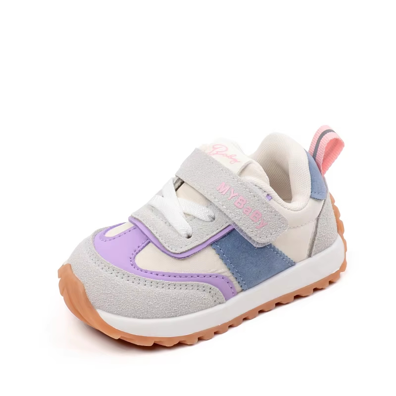 Spring and Autumn Children Casual Sports Shoes Anti Slip Walking Shoes for Girl Boy Cute Baby Prewalker Shoes BM16