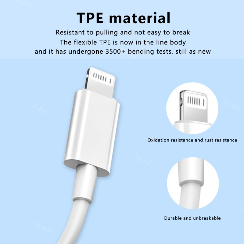 For iPhone 2 In 1 Audio Adapter Aux Jack Headset Lighting 3.5mm To Headphone Splitter Charging Earphone Cable For iPhone 14 13