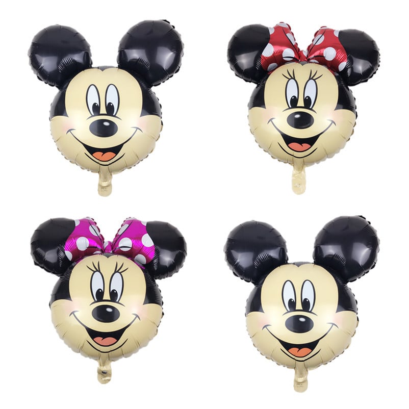 Mickey Minnie Mouse Balloon Cartoon Foil Birthday Party Balloon children Birthday Party Decorations kids Gift