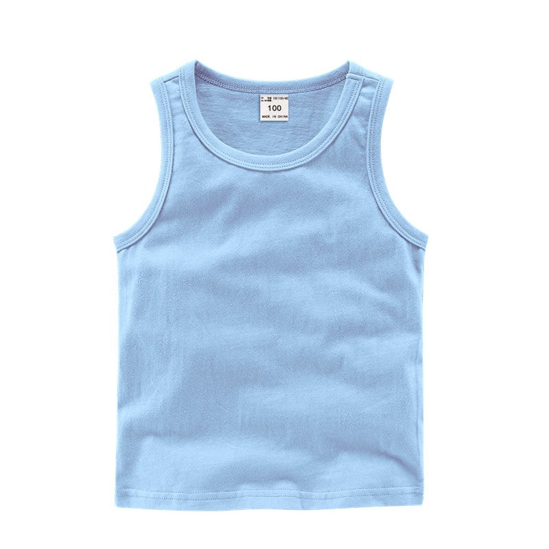 Cotton Girls Vest Candy Kids Camisole Children Tops Summer Baby Singlet Girls Undershirts Teenager Tank
