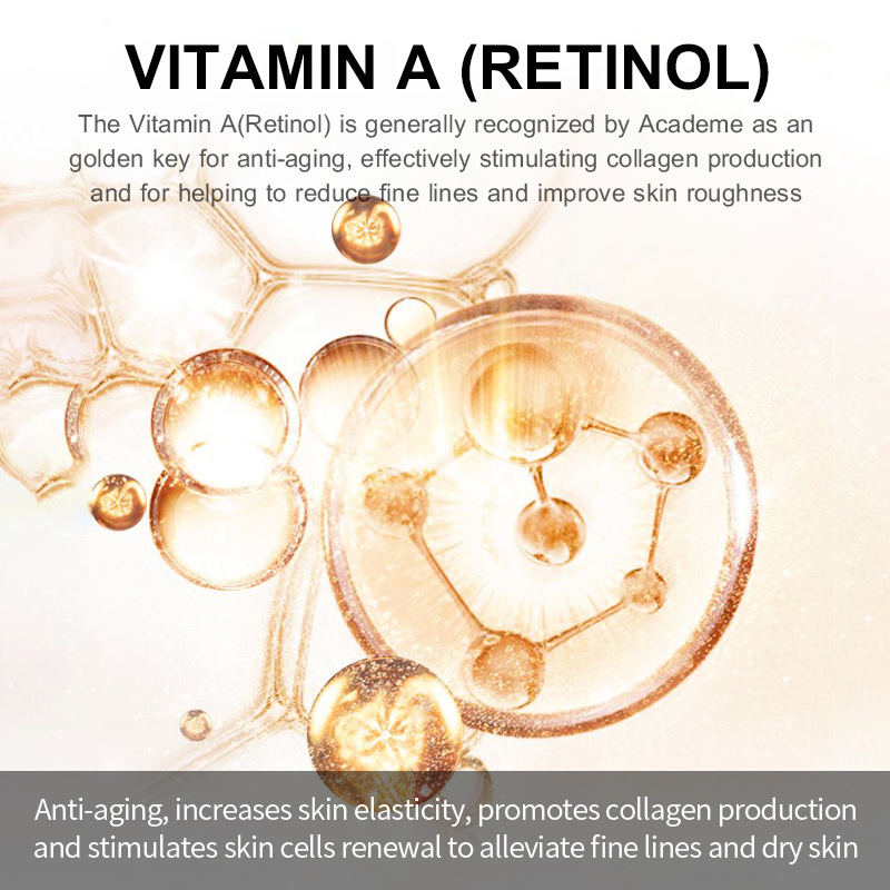 Retinol - Facial Care Cream Serum Anti-Aging Anti-Dark Circles Eliminate Wrinkles