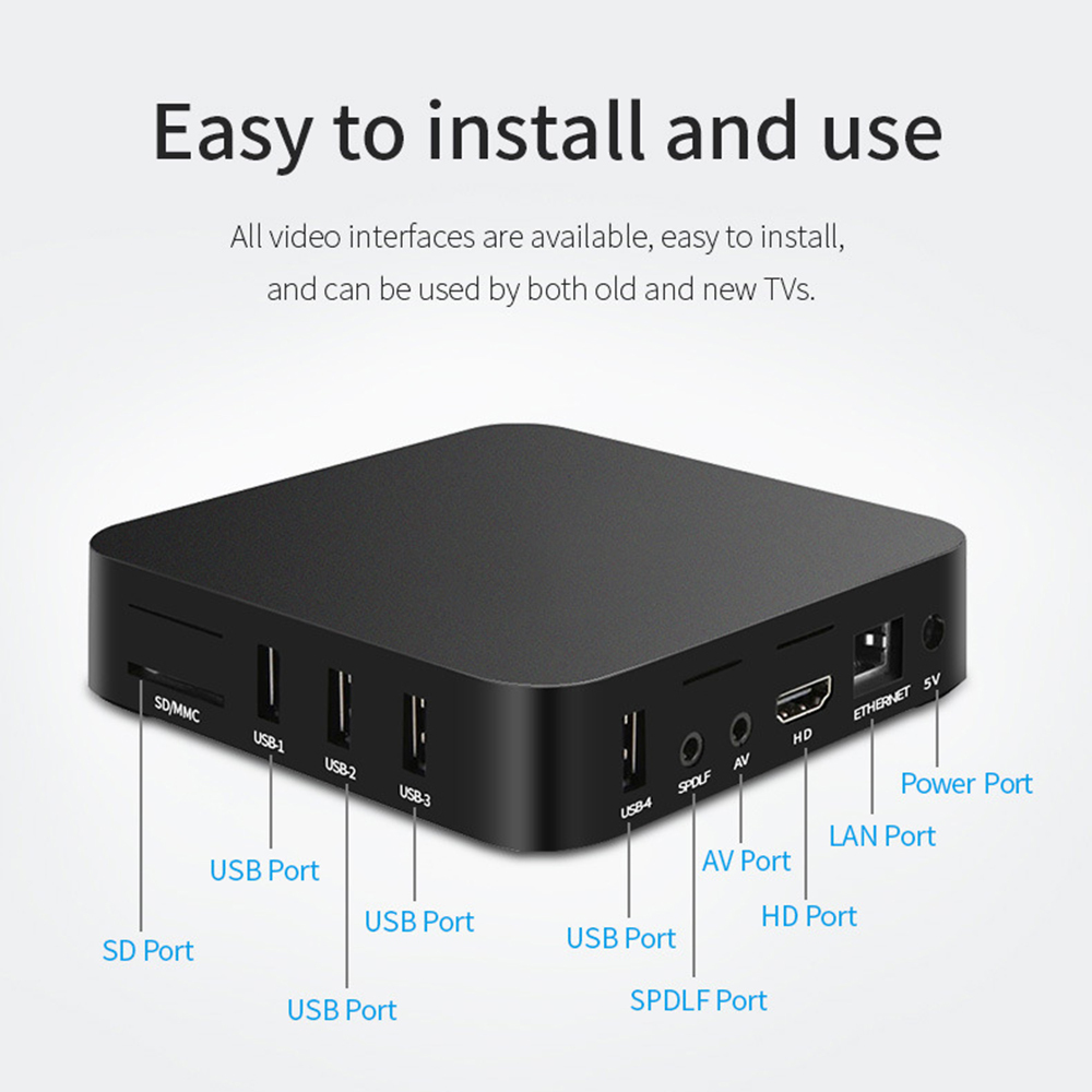 MXQ-Pro Smart TV BOX Android Dual WiFi 2GB RAM 16GB ROM 3D Youtube Media Player 4K Set Top Box Smart Tv Box Global Version