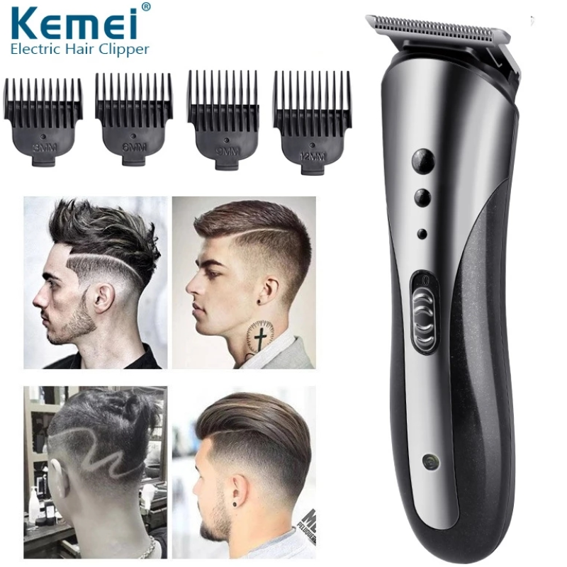 Kemei hair clipper professional electric hair clipper men's electric beard cutter hair cutting machine barber scissors cordless