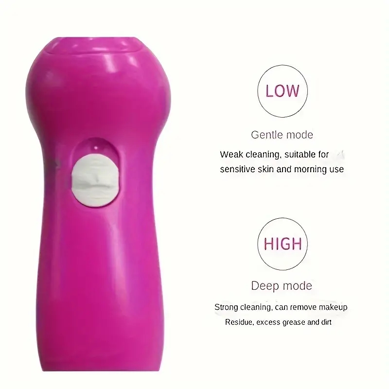 5-in-1 Facial Cleanser Face Washer Facial Massager Electric Rotating Beauty Instrument Pore Cleaner Battery Version Gift For Gir