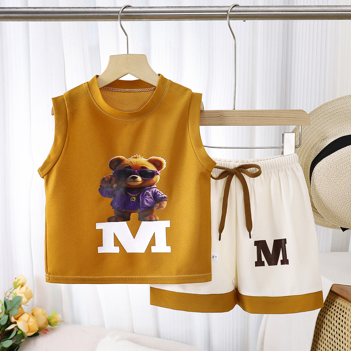 New Summer Baby Clothes Suit Children Boys Fashion Vest Shorts 2Pcs/Sets Toddler Casual Costume Infant Outfits Kids Tracksuits