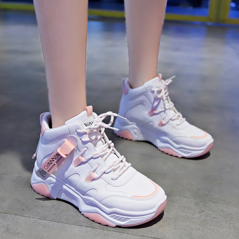 Women Sneakers Fashion Platform Sport Shoes Women Non Slip Breathable Casual Shoes Women Increase Shoes Zapatos De Mujer