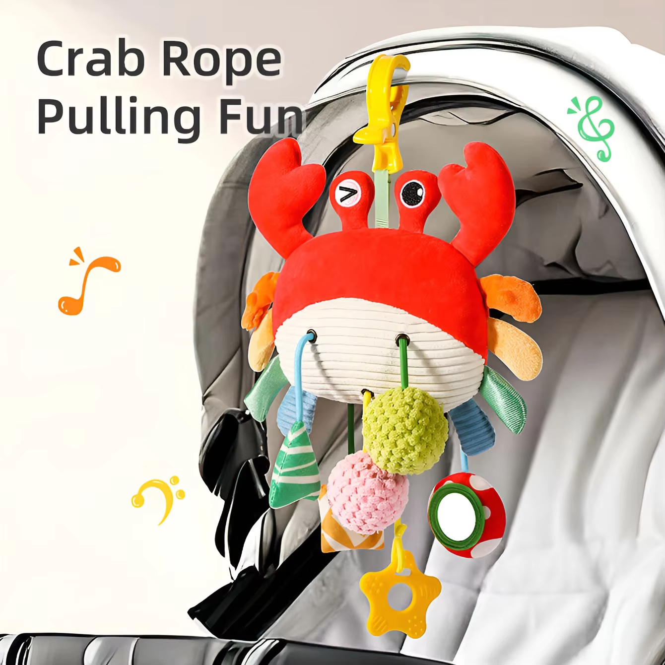 Bed hanging drawstring cheer toy bedbell pendant can be nibbled drawstring cartoon pendant