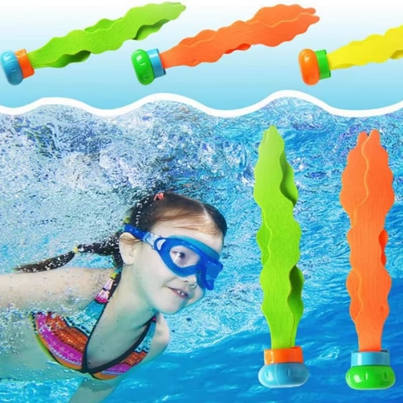 Summer Rocket Shark Fish Diving Games Pool Toys for Kids Swimming Pool Throwing Water Fun Game Toy Diving Swimming Toys Set Gift