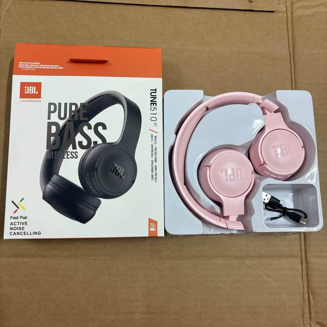 Hot JBL T510BT Headphone Deep Bass Sound Sports Game Bluetooth 5.0 Headset with Mic Noise Canceling Foldable Wireless Earphones