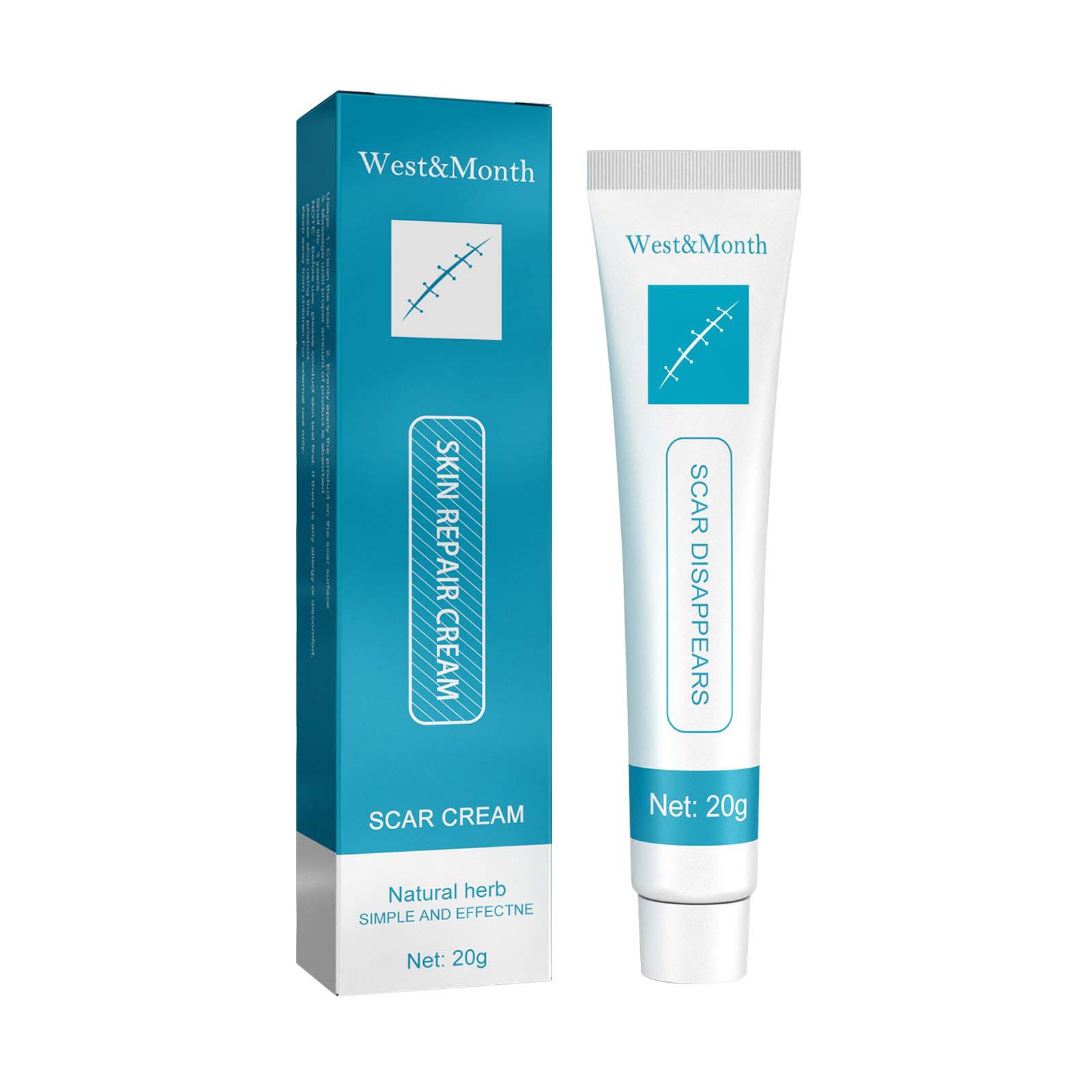 Herbal Scar Removal Cream Gel Stretch Marks Remove Acne Spots Burn Surgical Scars Treatment Smooth Whitening Face Body Skin Care