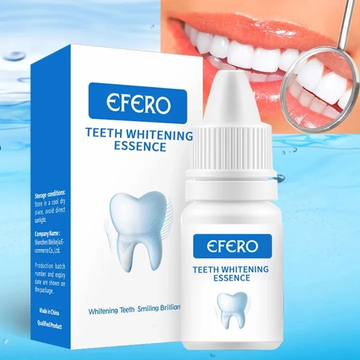 EFERO Teeth Whitening Essence Liquid Oral Hygiene Whiten Teeth Remove Plaque Stains Fresh Breath White
