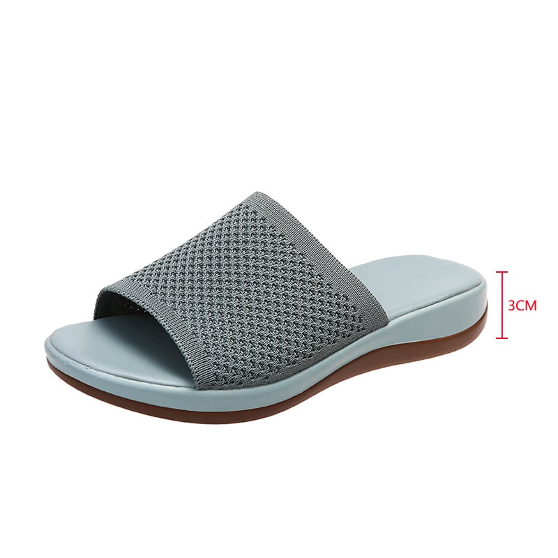 Women Sandals New Summer Sandals Shoes Women Heels Sandals Breathable Mesh Slipper Wedges Chaussure Femme Summer Flip Flops