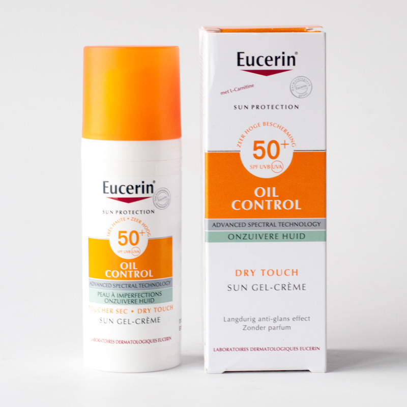 Eucerin Refreshing Oil Control Facial Sunscreen 50ml Sensitive Skin UV Protection SPF50+ Waterproof Whitening Sunscreen Cream