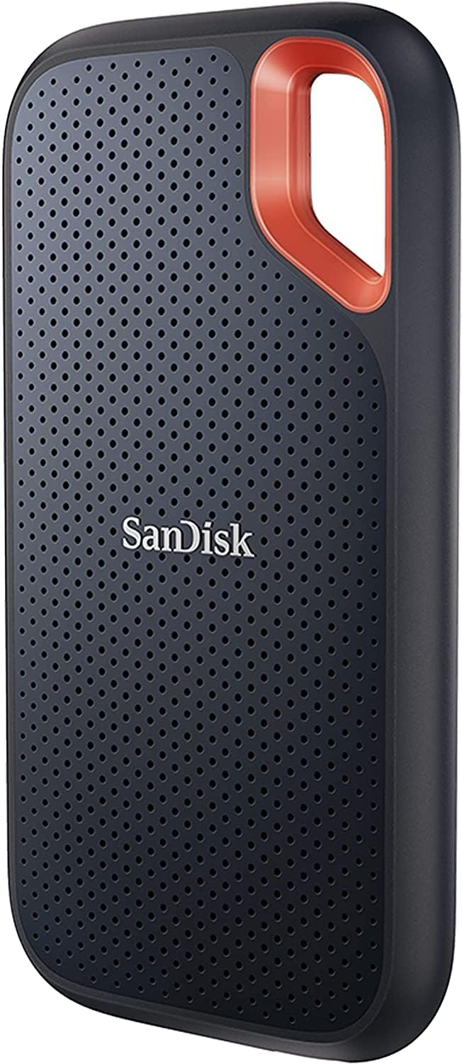 SANDISK 1TB Extreme Portable SSD (Old Model) - Up to 1050MB/s, USB-C, USB 3.2 Gen 2, IP65 Water and Dust Resistance, Updated Firmware - External Solid