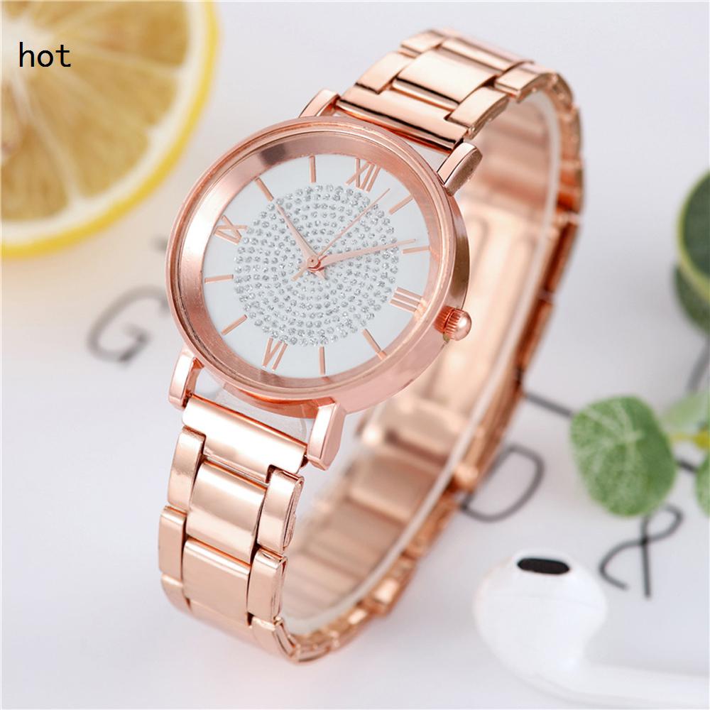 Women's Watch Luxury Male Female Quartz Men Watches Stainless Steel Dial Casual Fashion Bracelet Ladies Girls Clock Gifts