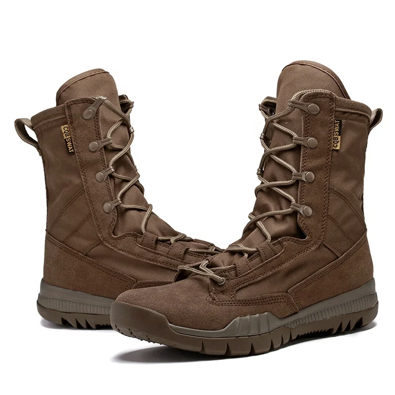 Men's Black Desert Botas Brown Boots non-slip rubber sole hiking shoes