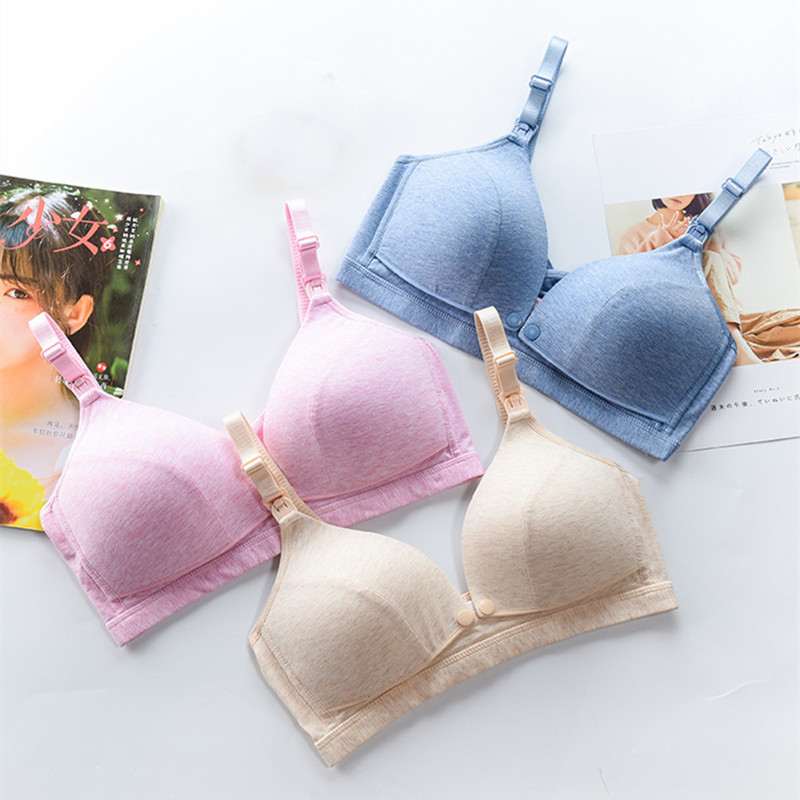 Nursing bras for pregnant women and nursing bras without steel ring