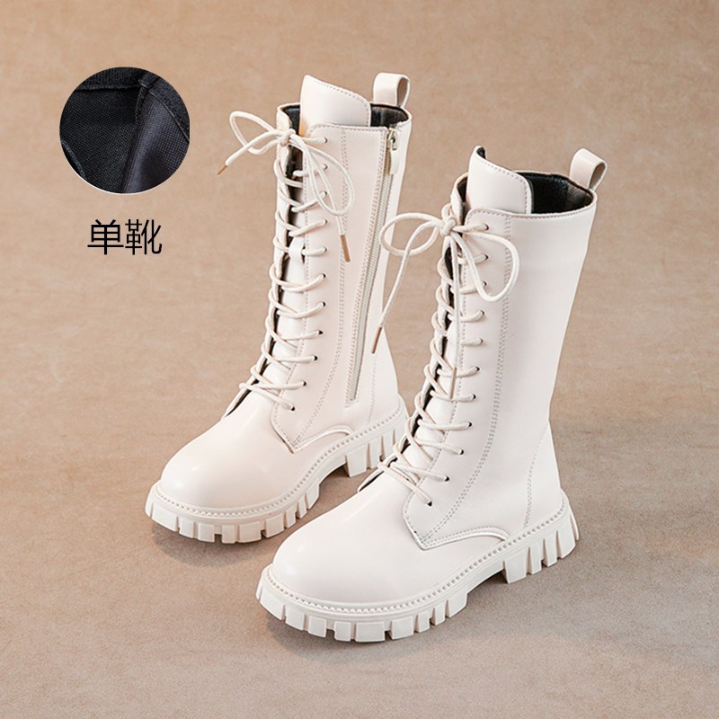 Kids Boots Autumn Winter Children Fashion Boots Baby Girls Brand Black Shoes Toddlers Pu Leather Shoes