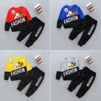 long-sleeved clothes Toddler Kids Boys Casual wear Sportswear T-shirt+Pants Outfits Set 2PCS Children's clothing