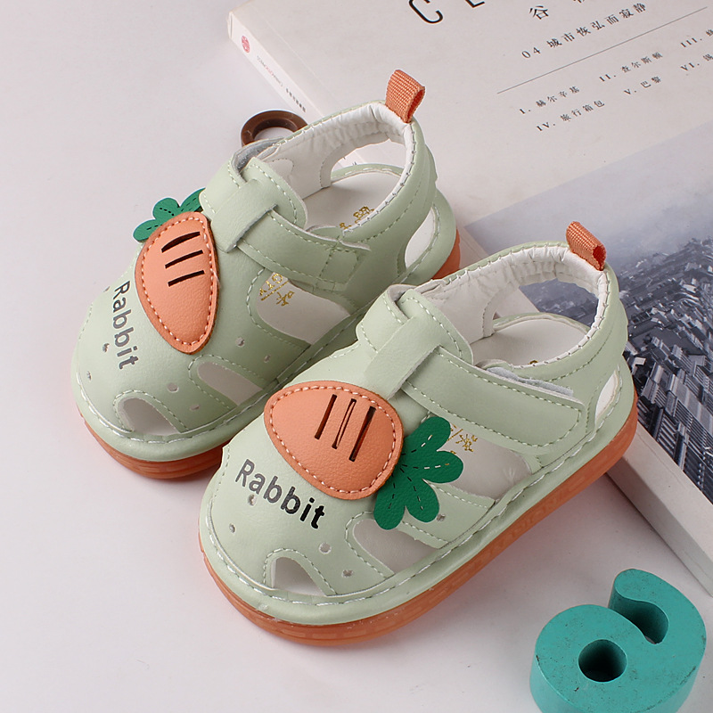 Baby Summer Sandals Infant Boy Girl Shoes Rubber Soft Sole Non-Slip Toddler First Walker Baby Crib Newborn