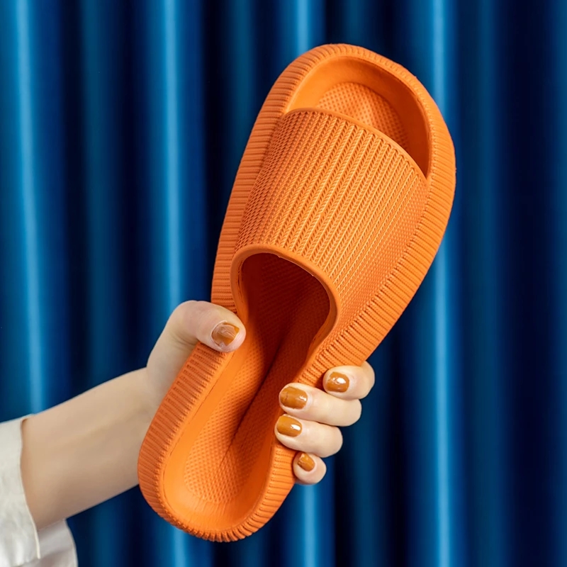 Home Slippers Summers Thick Platform Womens Sandals Indoor Bathroom Anti-slip Slides Ladies men's Shoes mules Dropshipping