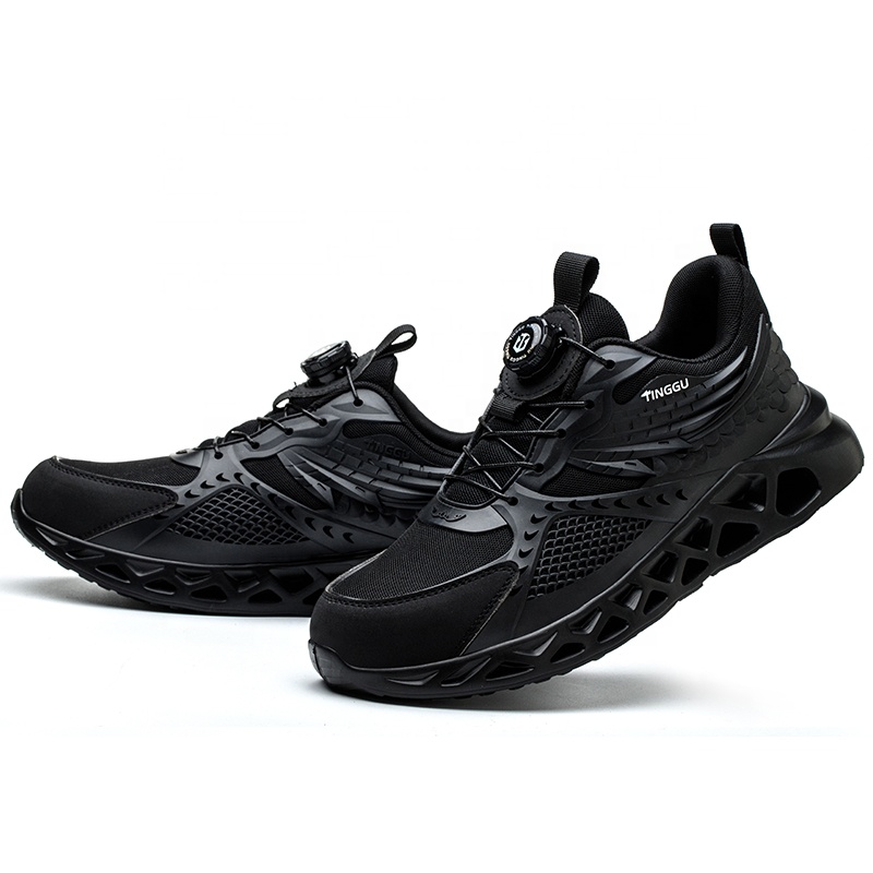 New Custom Casual Light Weight Breathable Non-slip Steel Toe Anti-smashing Construction Safety Shoes Work Shoes