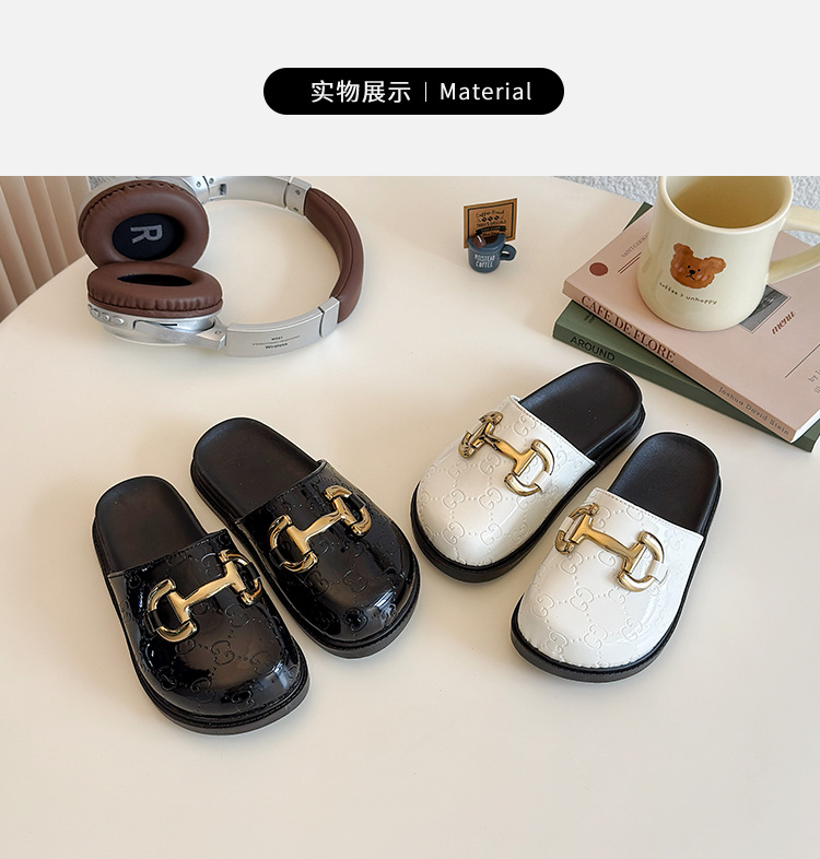 Baby Fashion Versatile Baotou Slippers for External Wear 2026 Summer Korean Edition New Children's Flat Slippers