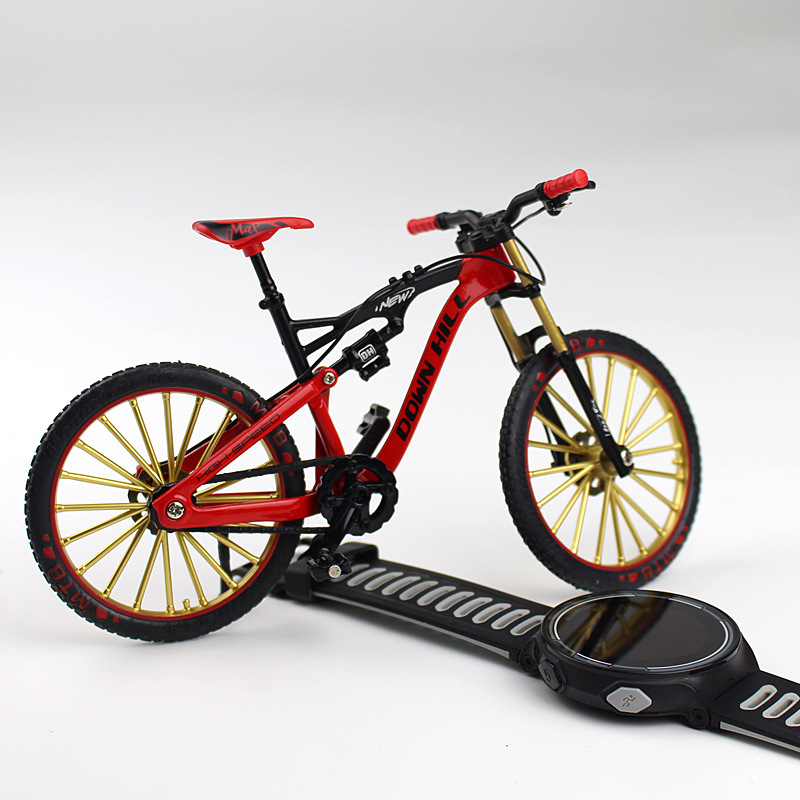 1: 10 upgraded version of new downhill mountain off-road bicycle model metal collectible gift ornaments