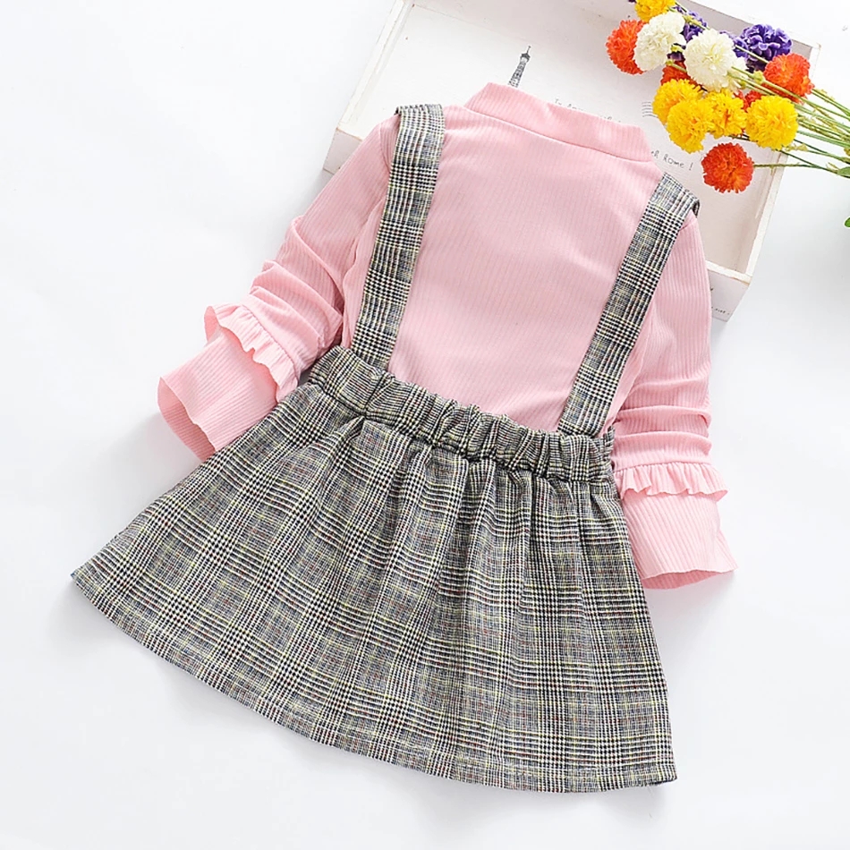 New Girls Dress Autumn Winter Cute Bow Long Sleeve Princess Dress for Girl Kids Party Dress 2 6 7 Years Kids Clothing Christmas