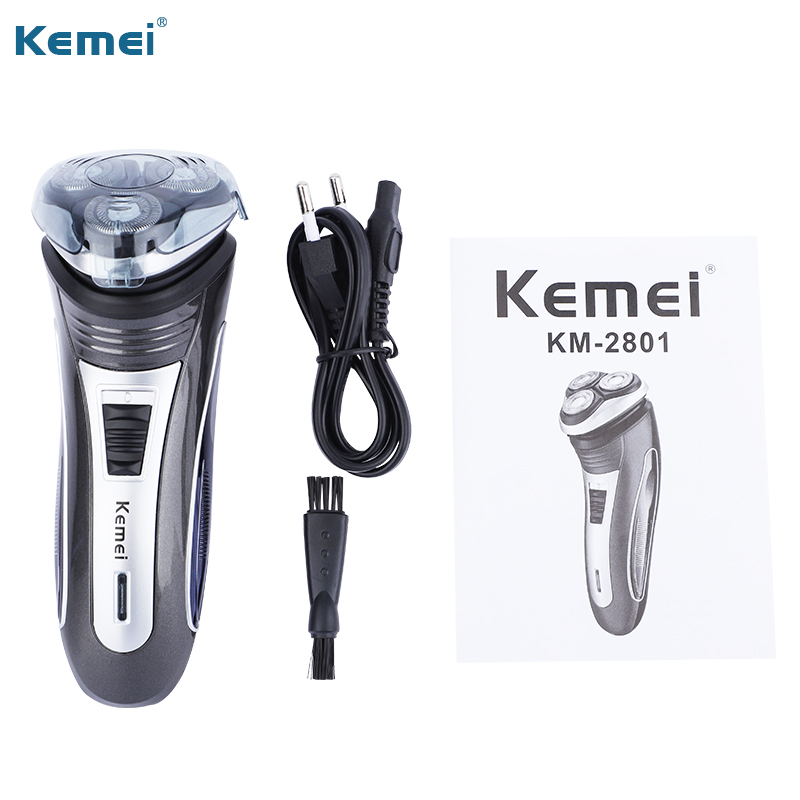 Kemei Men Electric Shaver Rechargeable Razor Beard Shaving Machine Trimmer Hair Cutter