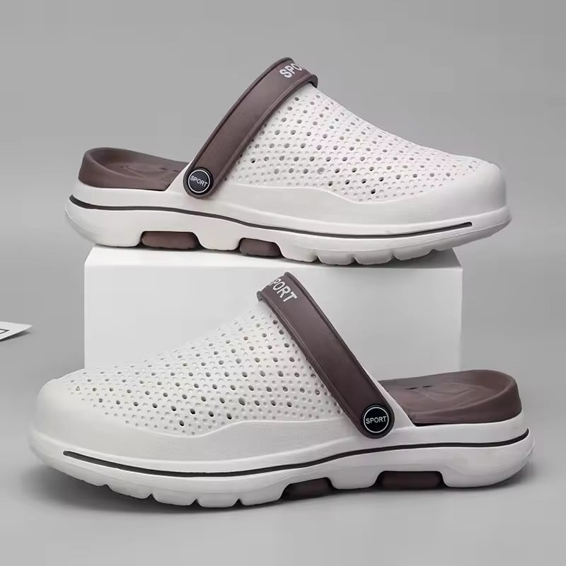 Deodorant and non-slip beach sandals new outdoor slippers wear thick soles wear-resistant soft bottom Bao head