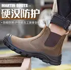 2025 New Fashion Design Safety Boot Anti-Puncture Steel Toe Work Safety Shoes Men's Industrial Work Boot Shoes