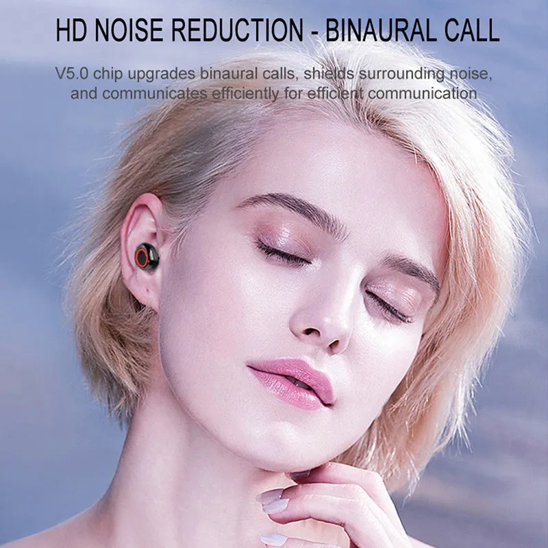 JC TWS Y50 Wireless Earphones Bluetooth Noise Cancelling HIFI Stereo Sport Earbuds For Smartphones iPhone Xiaomi huawei