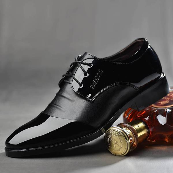 Fashion men business suede shoes
