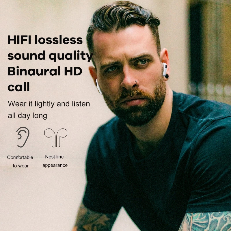 Air Pro 6 TWS Wireless Headphones with Mic Bluetooth Earphones Sport Earbuds Pro6 J6 Headset for Apple iPhone Xiaomi Huawei