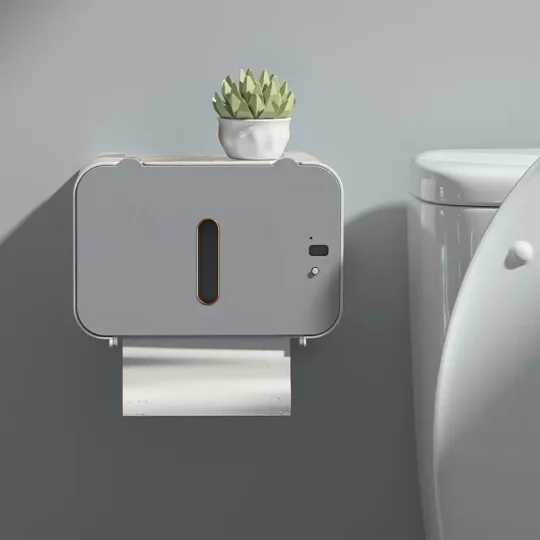 Stylish Wall-Mounted Smart Sensor Tissue Box USB Charging