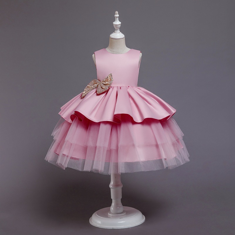Baby Girl one year old dress girl baby fluffy princess cake dress elementary and middle school students birthday dress dress