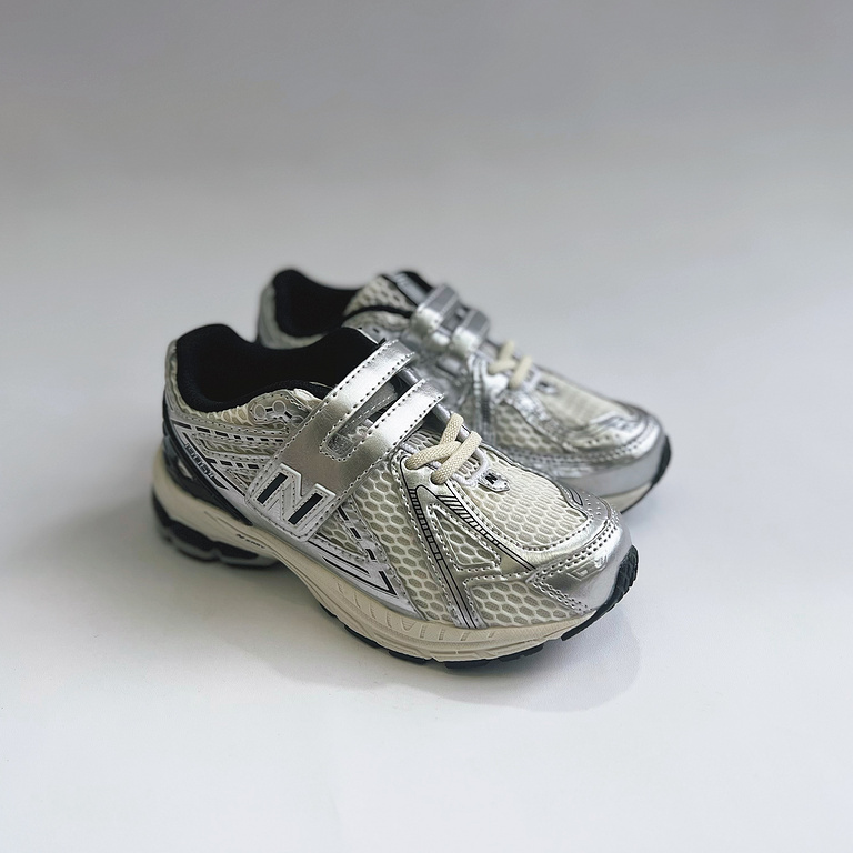 NB1906R Children's shoes Boys and girls new breathable sports shoes Velcro big children small children casual shoes net surface