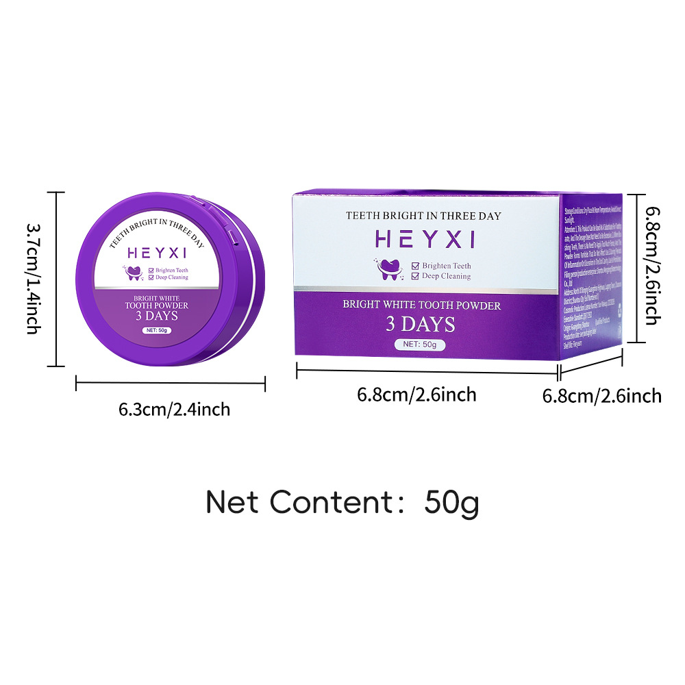 Whitening Tooth Powder Cleaning Oral Hygiene Fresh Breath Remove Plaque Stains Tartar Removal Bright Dental Brush Teeth Powder