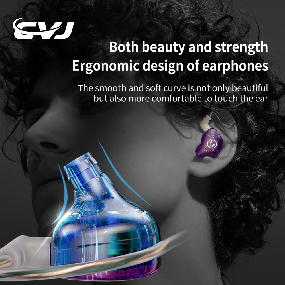 CVJ SD1 Earphones 3.5mm for Phone Xiaomi with Microphone In Ear Mic Bass Stereo Game Stereo Race Sport Music Headphones Headset