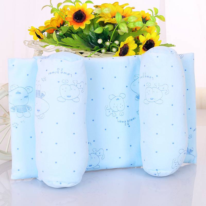 Baby Cotton Protective Shaping Pillow Sleeping Pillow Head Support Cushion for Newborn Soft