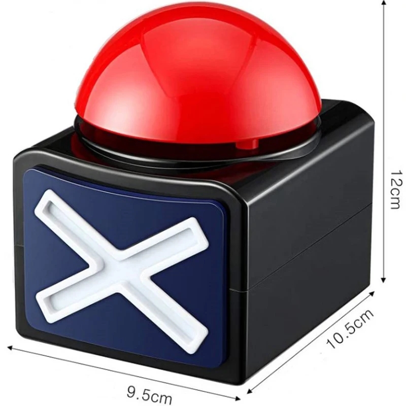 1PC New Game Answer Buzzer Alarm Button With Sound Light Trivia Quiz Got Talent Buzzer