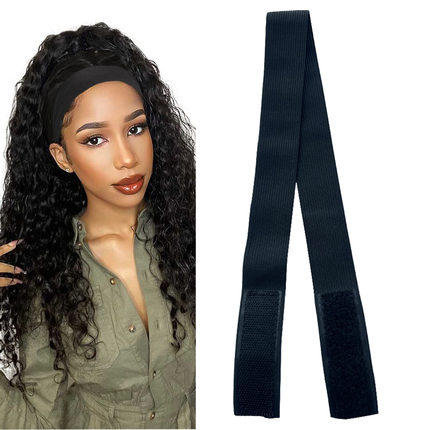 1PC wig elastic band wig elastic band, hairdressing head cover, edge fixing, anti slip band