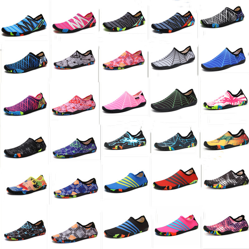Swimming shoes diving shoes outdoor beach shoes couples upstream shoes barefoot skin shoes snorkeling non-slip wading shoes