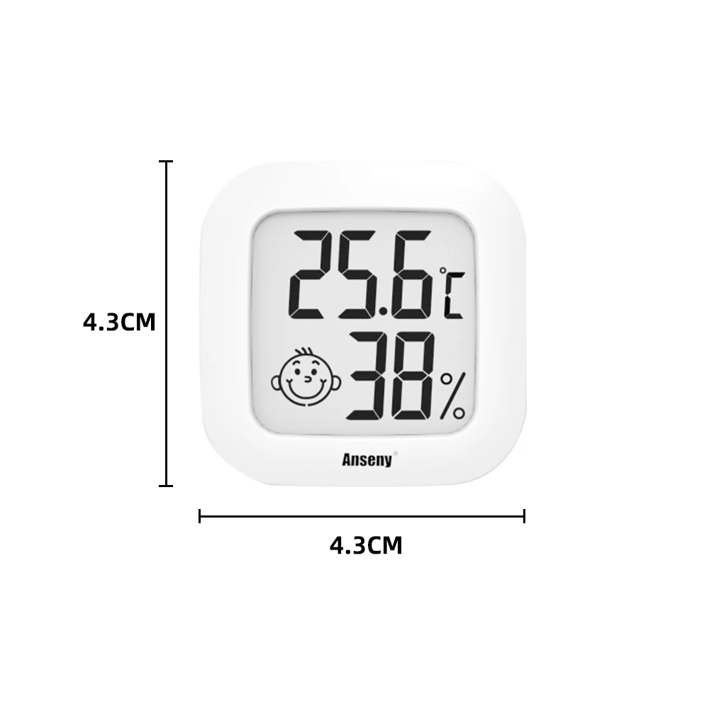 Mini LCD Digital Thermometer Hygrometer Indoor Room Electronic Temperature Humidity Meter Sensor Gauge Weather Station for Home