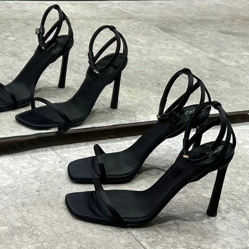 High Heels Metal Head Pointed Sexy Women Pumps Shoes