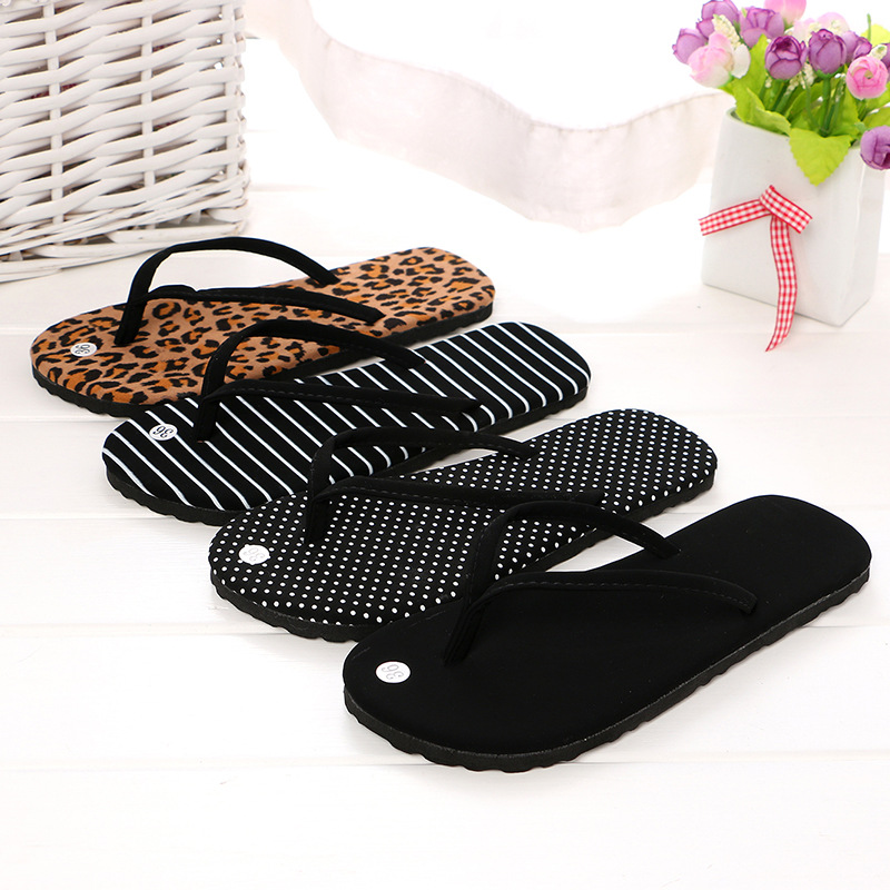 New flip flops summer men's and women flip-flops slippers non-slip canvas with sandals and slippers