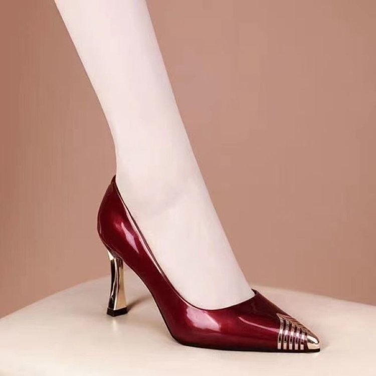 Women's Stiletto Heels Shoes Pointed Toe Pumps Ladies Dress Shoes High Heels Party Wedding Shoes Zapatos de Mujer